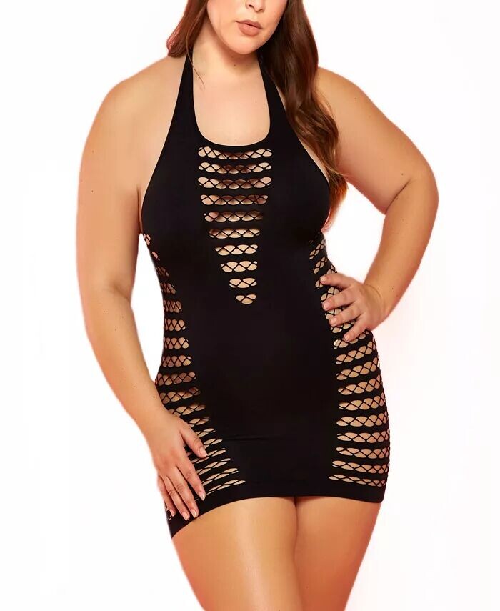 Женское нижнее белье Jill Extended Sizes, 1 шт., бесшовная сорочка с бретелькой через шею Hauty, черный
Женское нижнее белье Jill Extended Sizes, 1 шт., бесшовная сорочка с бретелькой через шею Hauty, черный