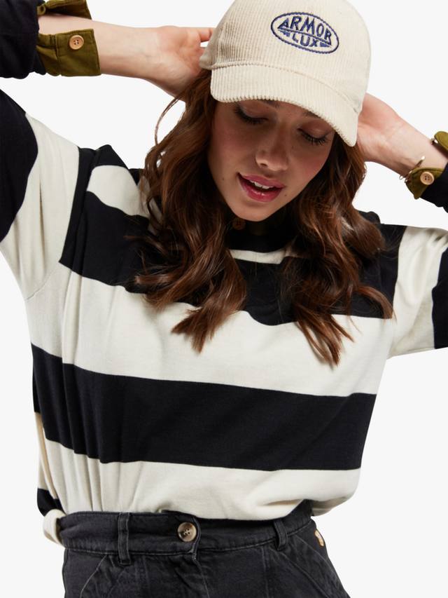 Джемпер из полушерсти в полоску mariniere Armor Lux, цвет Black/Nature
Джемпер из полушерсти в полоску mariniere Armor Lux, цвет Black/Nature