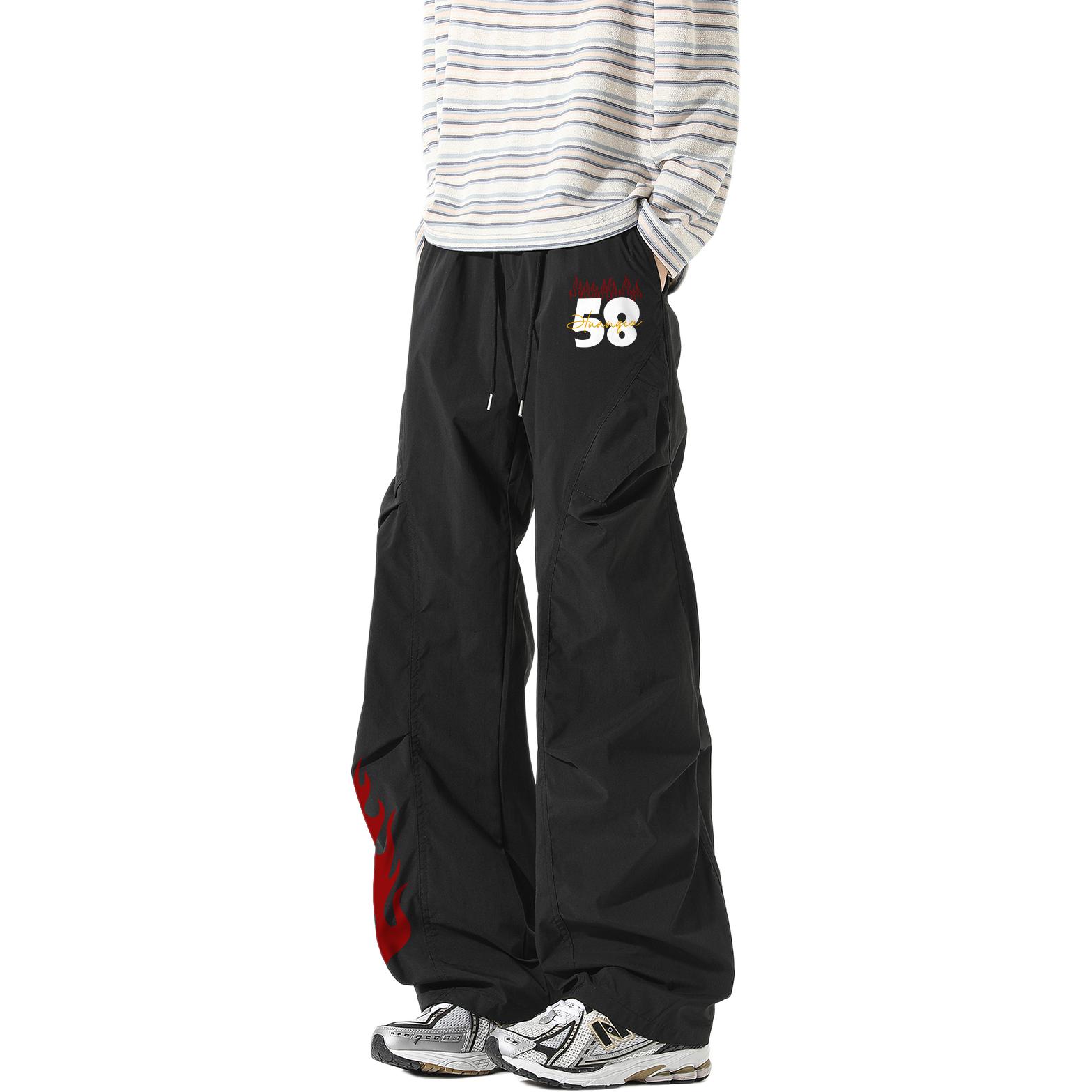 Повседневные брюки Unisex Moderate Wide Leg HUANQIU, черный
Повседневные брюки Unisex Moderate Wide Leg HUANQIU, черный