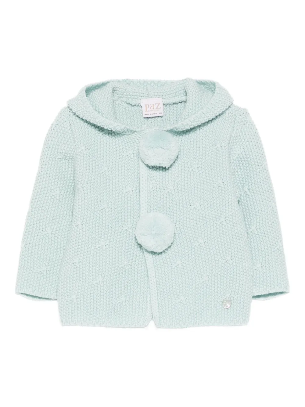 Кардиган с капюшоном и помпонами Paz Rodriguez, зеленый
Кардиган с капюшоном и помпонами Paz Rodriguez, зеленый