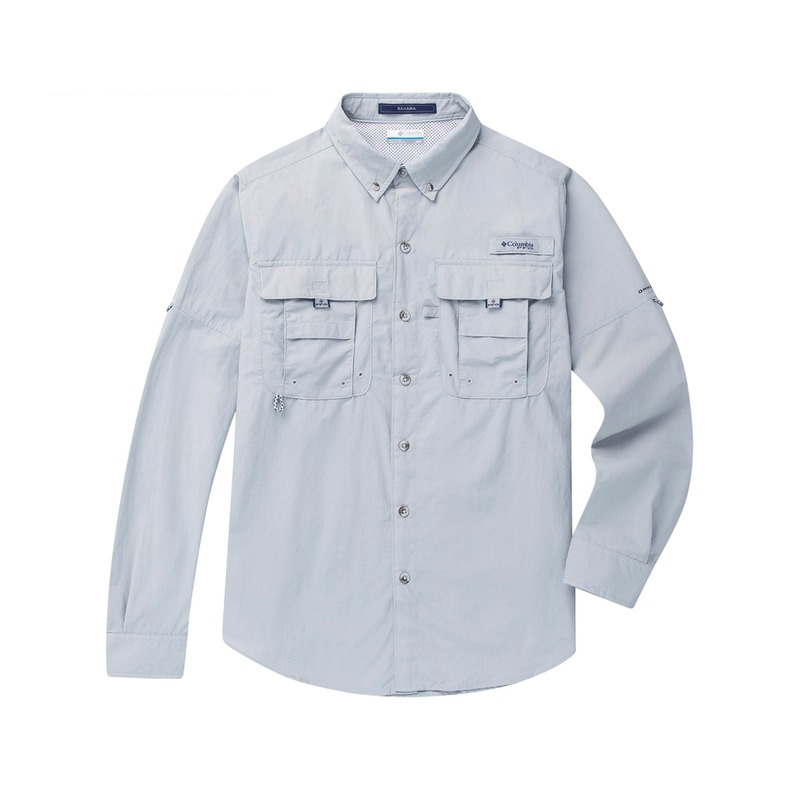 Columbia Мужская рубашка с длинным рукавом светло-серого цвета
Columbia Мужская рубашка с длинным рукавом светло-серого цвета