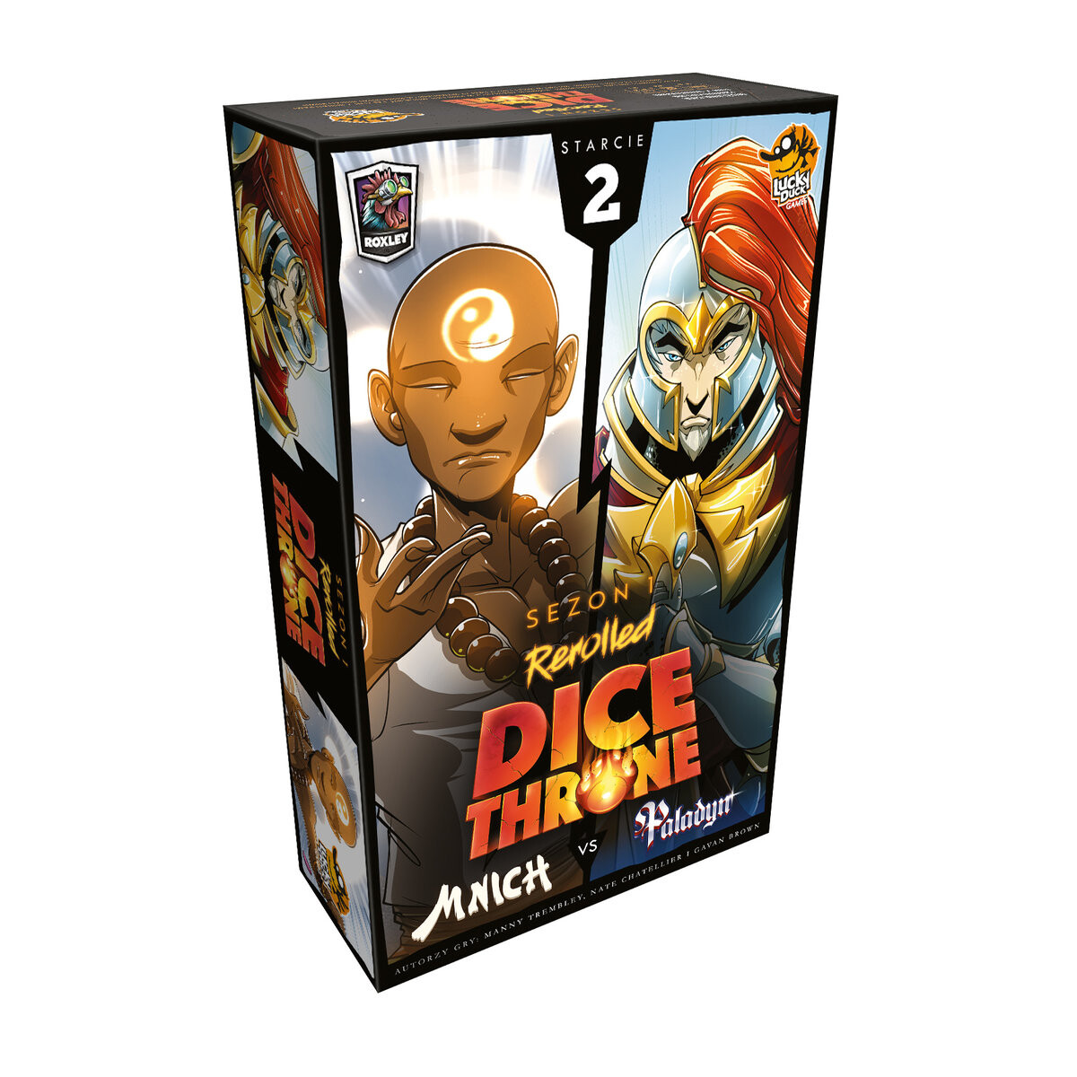 Dice Throne Clash 2, настольная игра, стратегия, Lucky Duck Games
Dice Throne Clash 2, настольная игра, стратегия, Lucky Duck Games