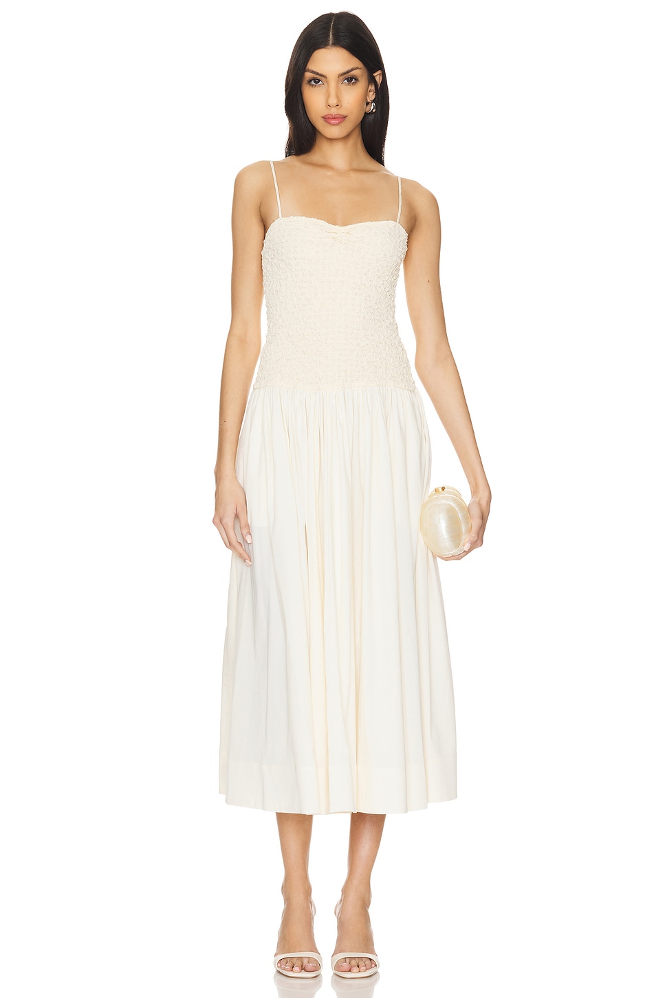 Платье миди stacci Lpa, бежевый
Платье миди stacci Lpa, бежевый