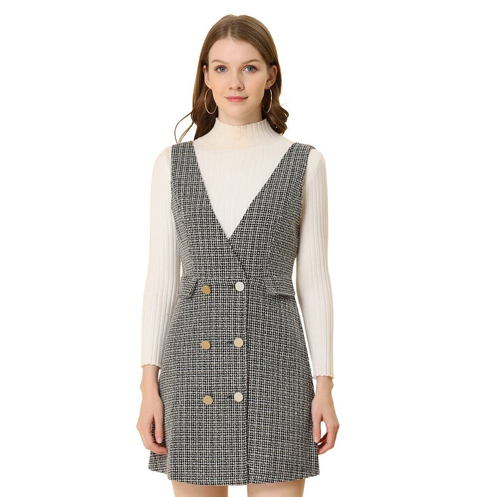 Женское офисное платье в клетку с V-образным вырезом и высокой талией на пуговицах ALLEGRA K, цвет Apricot
Женское офисное платье в клетку с V-образным вырезом и высокой талией на пуговицах ALLEGRA K, цвет Apricot