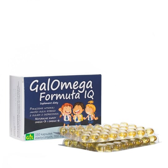 Gal, Galomega Formula Iq 700 мг, 150 мягких капсул
Gal, Galomega Formula Iq 700 мг, 150 мягких капсул
