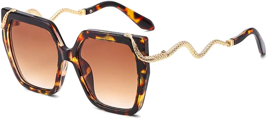 Защитные очки, модные солнцезащитные очки большого размера с многоугольными линзами для женщин, очки с градиентными линзами в металлической оправе KTUCN, Leopard
Защитные очки, модные солнцезащитные очки большого размера с многоугольными линзами для женщин, очки с градиентными линзами в металлической оправе KTUCN, Leopard