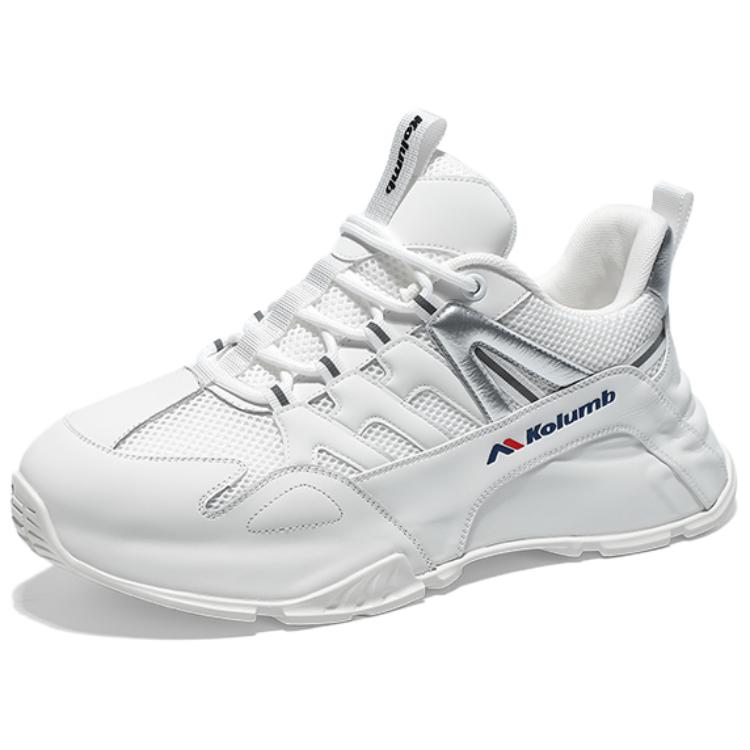 Kolumb Низкие, амортизирующие, противоскользящие и износостойкие повседневные туфли для мужчин, белые, серебристые
Kolumb Низкие, амортизирующие, противоскользящие и износостойкие повседневные туфли для мужчин, белые, серебристые