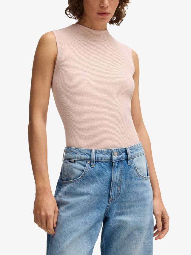 BOSS Feskies топ без рукавов с ребристой вязкой HUGO BOSS, Pink
BOSS Feskies топ без рукавов с ребристой вязкой HUGO BOSS, Pink
