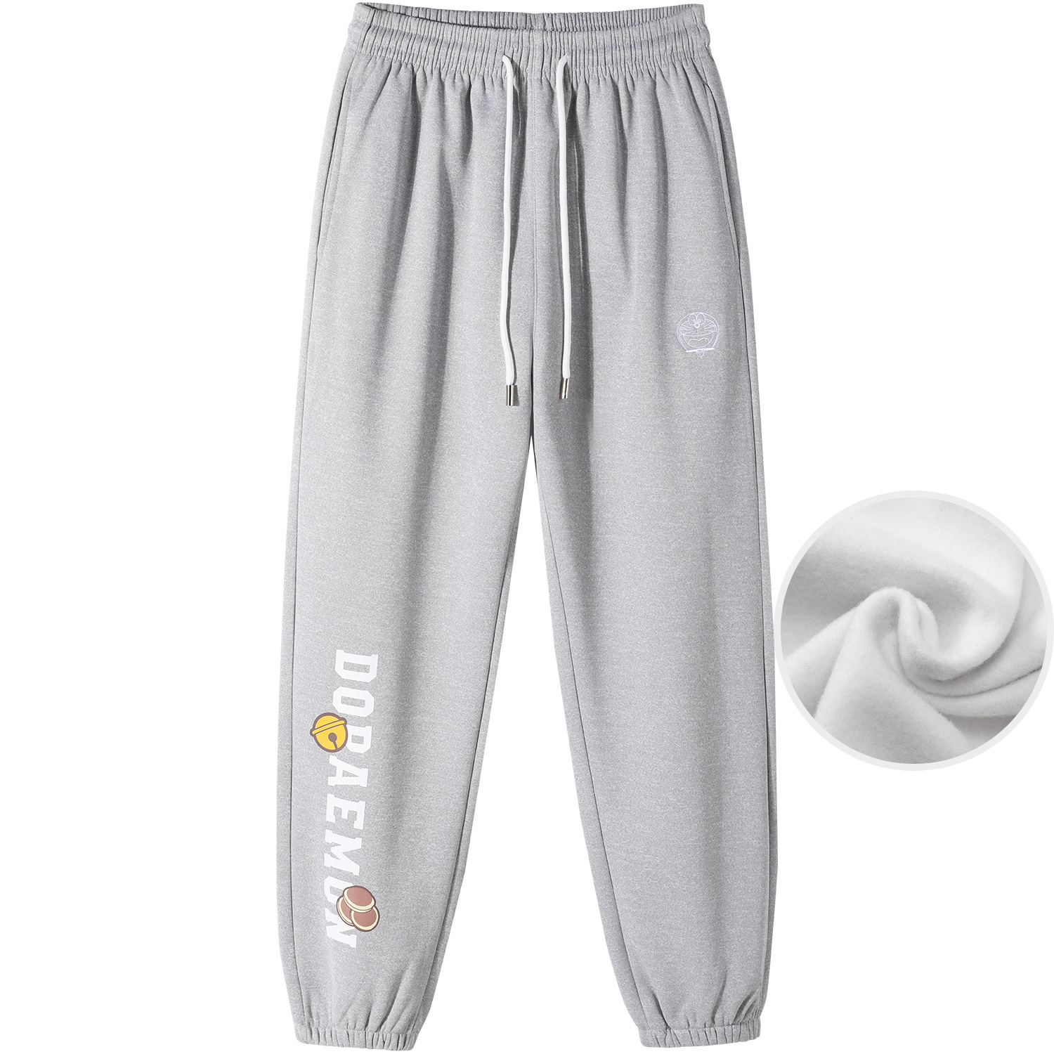 Вязаные спортивные штаны унисекс Doraemon, серый (обычный)
Вязаные спортивные штаны унисекс Doraemon, серый (обычный)