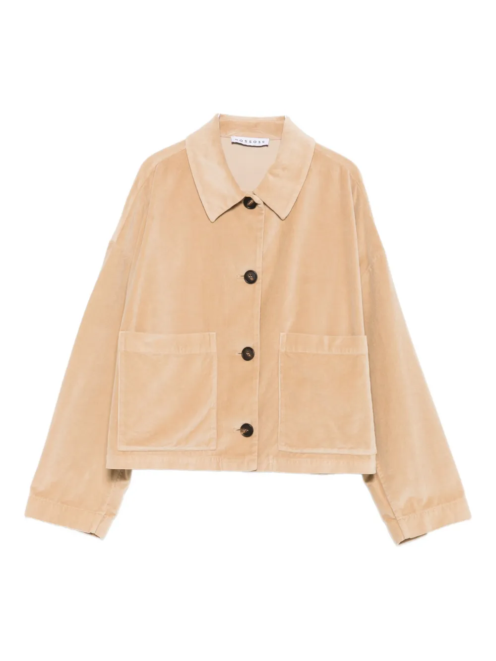 Бархатная куртка с накладными карманами Rosso 35, нейтральный
Бархатная куртка с накладными карманами Rosso 35, нейтральный