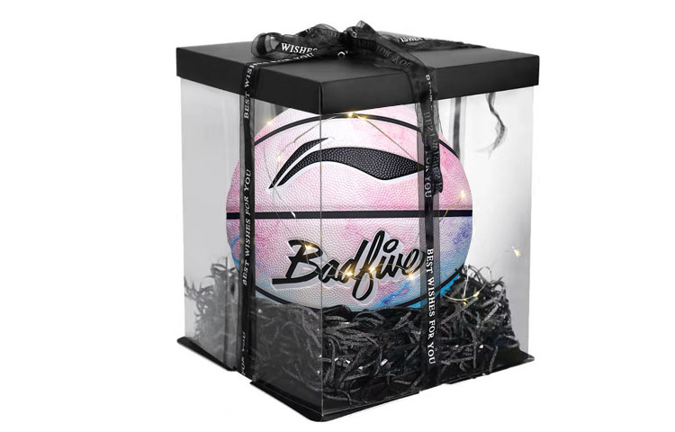 LINING Баскетбольный мяч PU розово-голубой градиент размер 7 тренировочный unisex
LINING Баскетбольный мяч PU розово-голубой градиент размер 7 тренировочный unisex