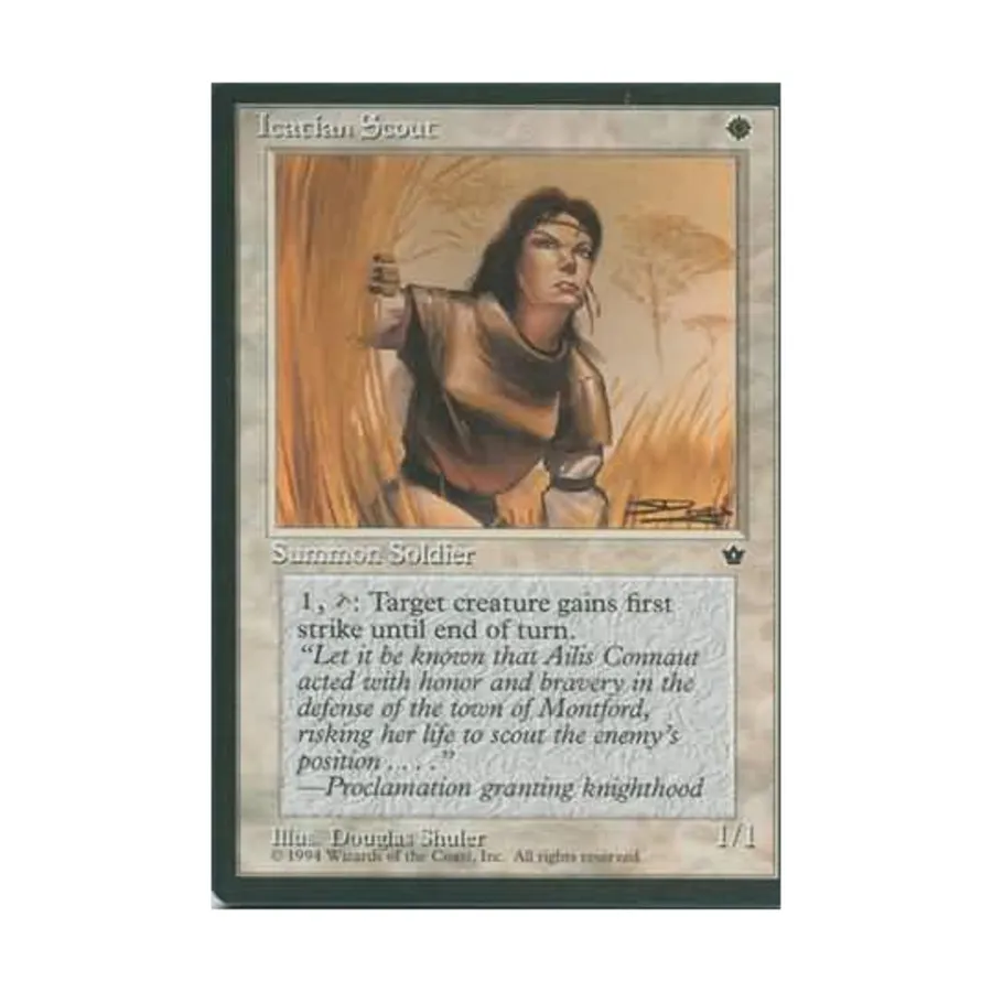 CCG Икатианский разведчик - Вер. 1 (С4), MTG - Fallen Empires
CCG Икатианский разведчик - Вер. 1 (С4), MTG - Fallen Empires