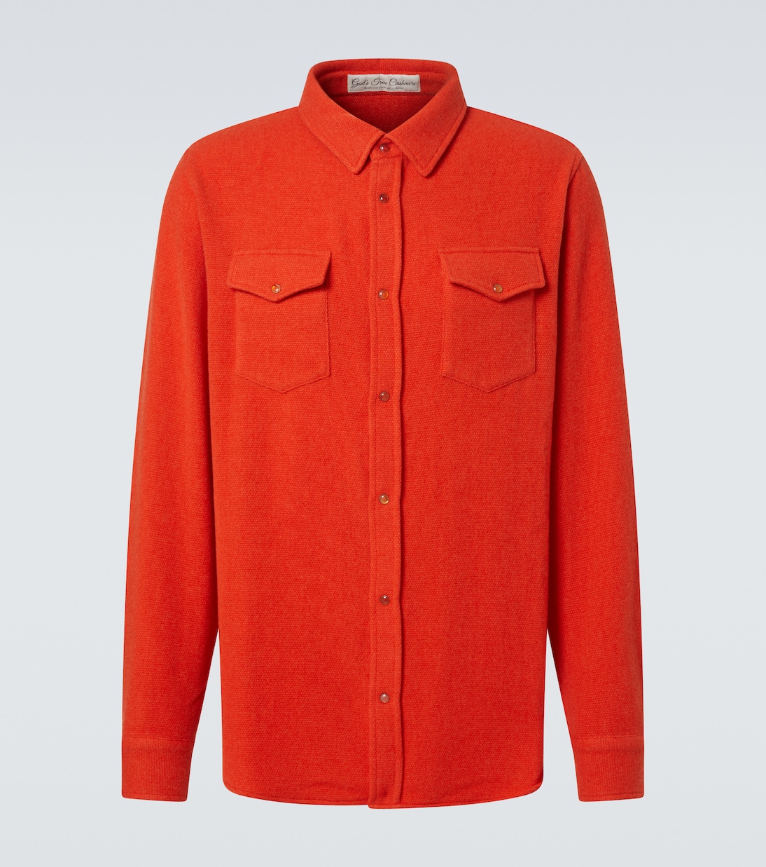 Огненная кашемировая рубашка God's True Cashmere, Carnelian
Огненная кашемировая рубашка God's True Cashmere, Carnelian