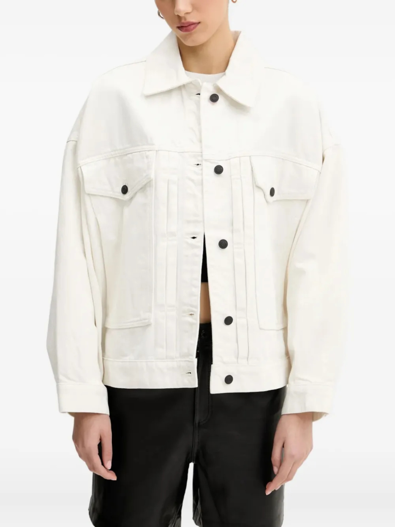 Джинсовая куртка HUGO с накладными карманами, белый
Джинсовая куртка HUGO с накладными карманами, белый