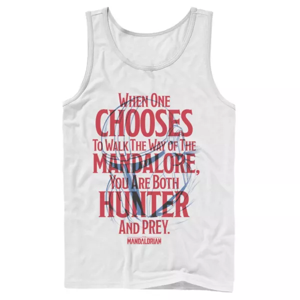 Мужская майка «Звездные войны: Мандалорец: Ты и охотник, и добыча» Licensed Character, белый
Мужская майка «Звездные войны: Мандалорец: Ты и охотник, и добыча» Licensed Character, белый