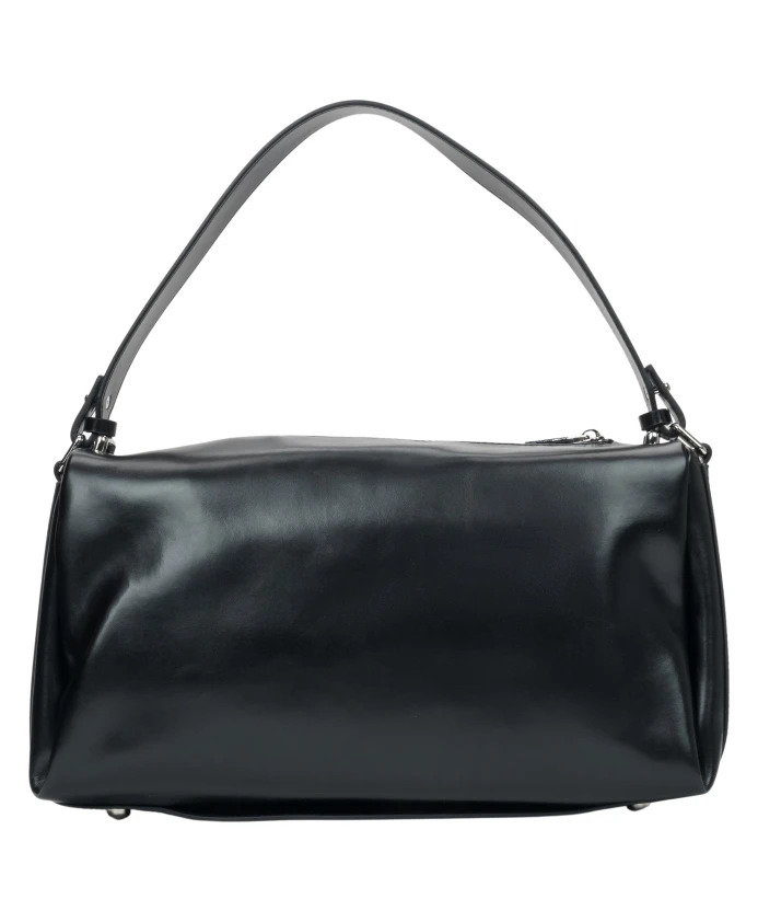 Черная кожаная сумка через плечо Estro, черный
Черная кожаная сумка через плечо Estro, черный