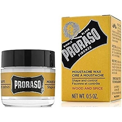 Воск для бороды Wood & Spice - одно лезвие, Proraso
Воск для бороды Wood & Spice - одно лезвие, Proraso