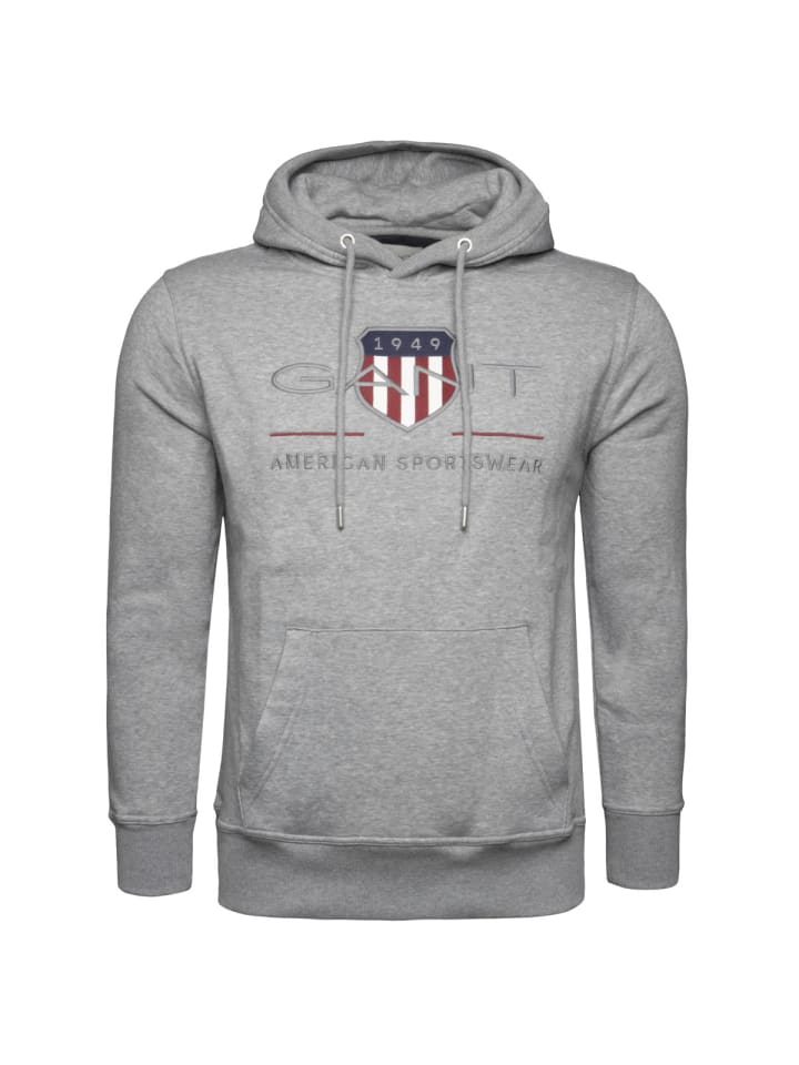 Толстовка Reg Archive Shield серого цвета Gant
Толстовка Reg Archive Shield серого цвета Gant