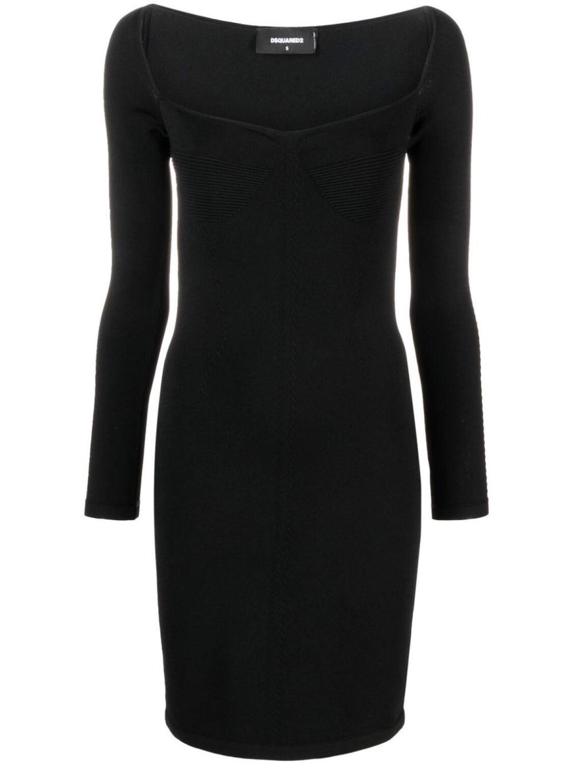 Dsquared2 платье мини с длинными рукавами, черный
Dsquared2 платье мини с длинными рукавами, черный