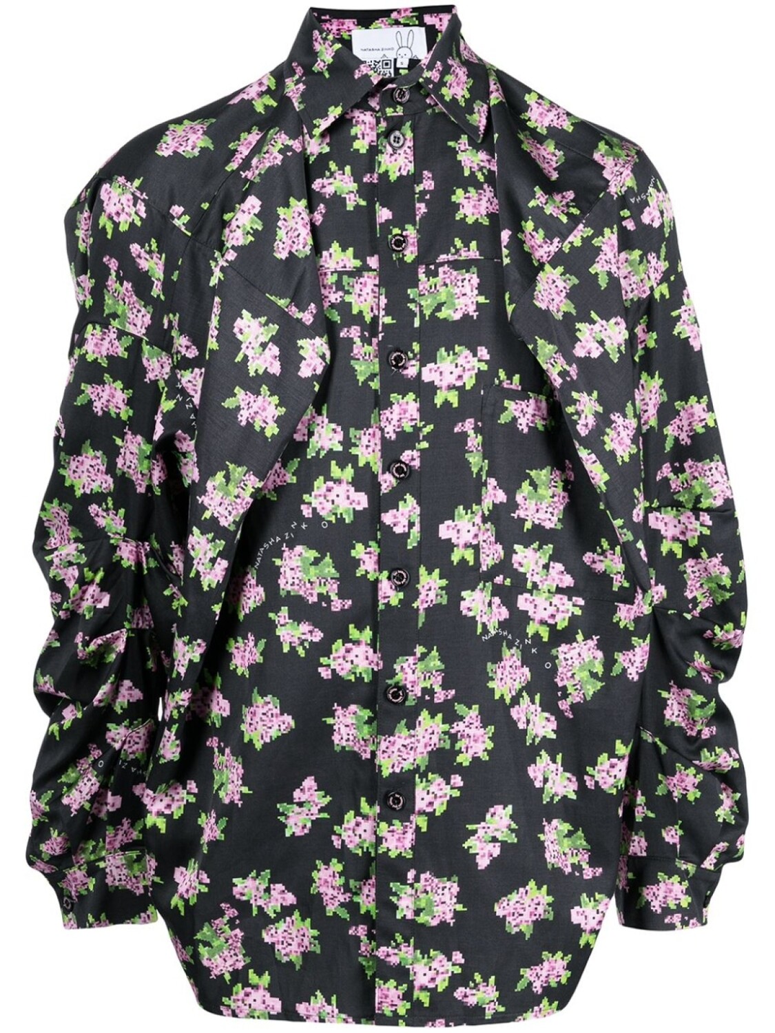 Natasha Zinko рубашка с цветочным принтом, черный
Natasha Zinko рубашка с цветочным принтом, черный