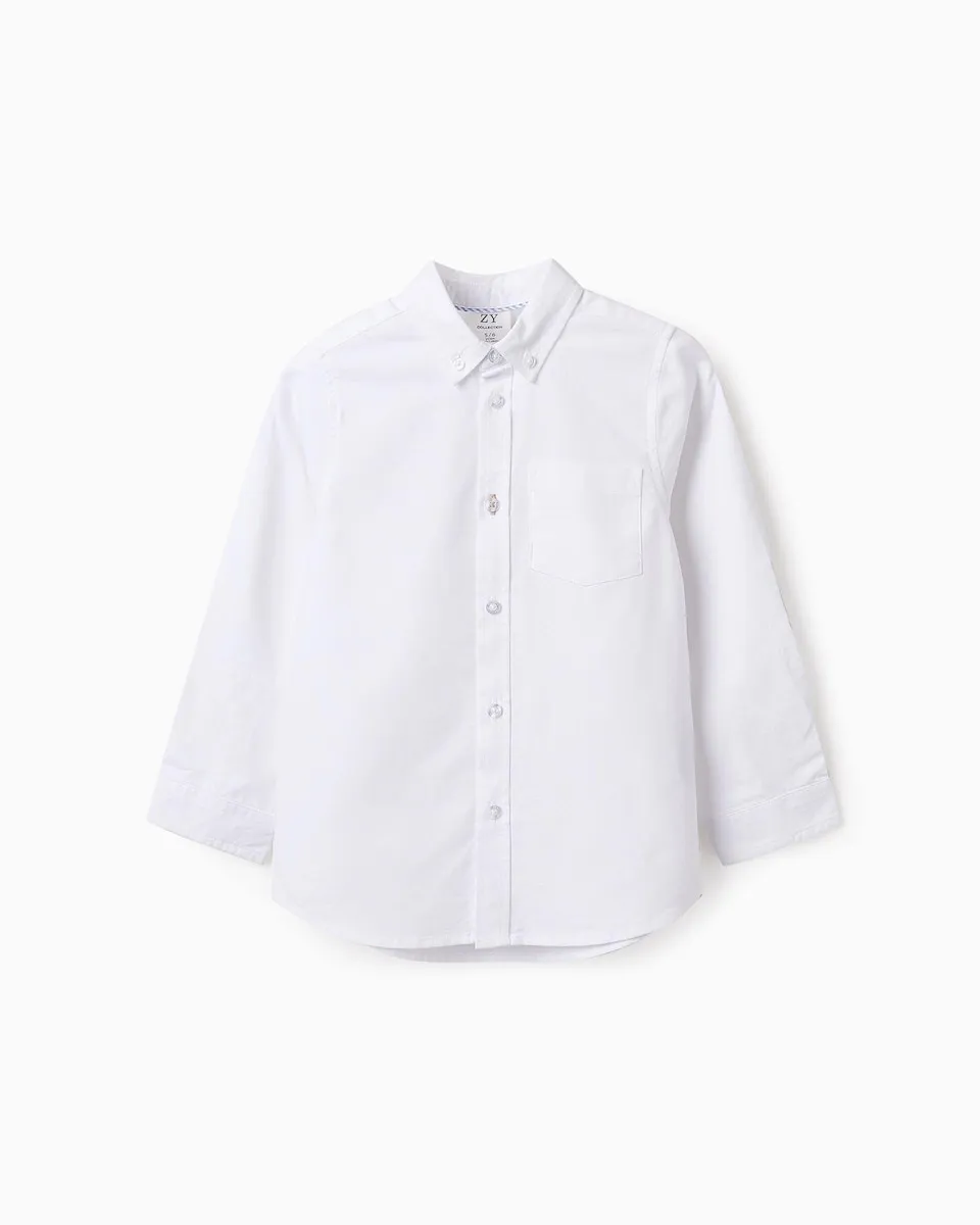 Детская рубашка 100% хлопок с карманом Zippy, белый
Детская рубашка 100% хлопок с карманом Zippy, белый