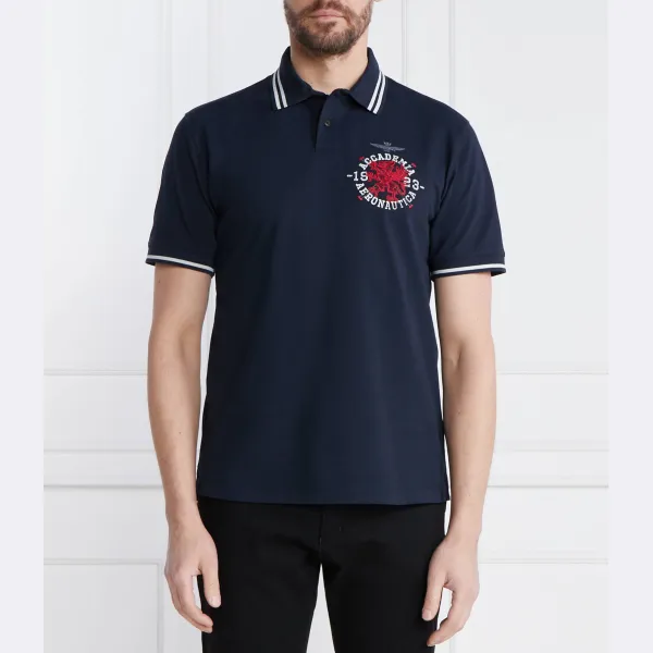 Рубашка поло стандартного кроя Aeronautica Militare, синий
Рубашка поло стандартного кроя Aeronautica Militare, синий