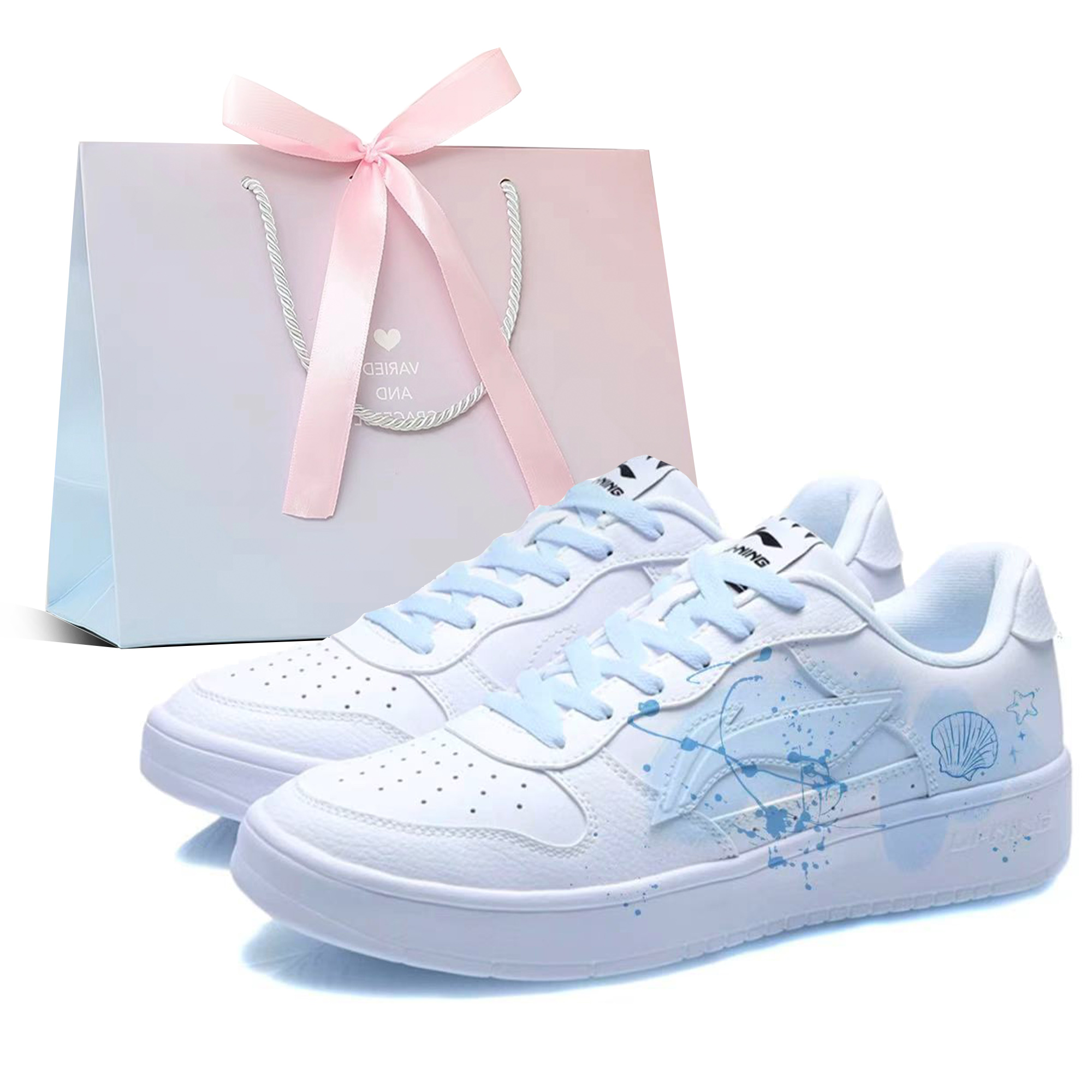 LINING Кроссовки для скейтбординга Pontoon Boats с амортизацией, износостойкие, белые, мужские
LINING Кроссовки для скейтбординга Pontoon Boats с амортизацией, износостойкие, белые, мужские