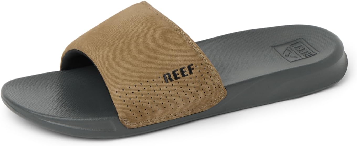 Мужские сандалии REEF One Slide, серый/бежевый
Мужские сандалии REEF One Slide, серый/бежевый