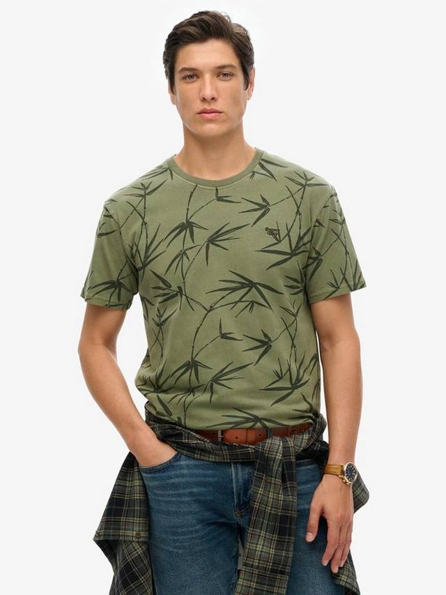 Винтажная футболка с перекрашенным бамбуковым принтом Superdry, цвет Olive Green/Black
Винтажная футболка с перекрашенным бамбуковым принтом Superdry, цвет Olive Green/Black