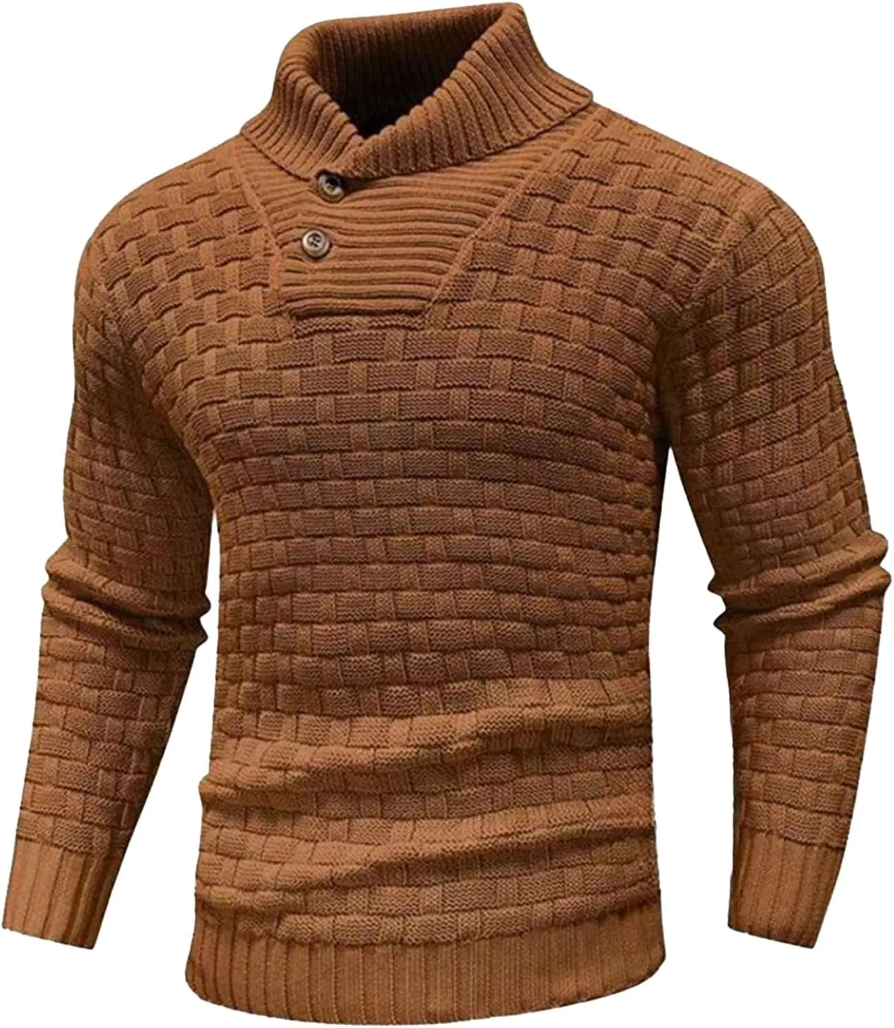 Мужской пуловер с шальным воротником и пуговицами Slim Fit Casual SWJGLITTR
Мужской пуловер с шальным воротником и пуговицами Slim Fit Casual SWJGLITTR