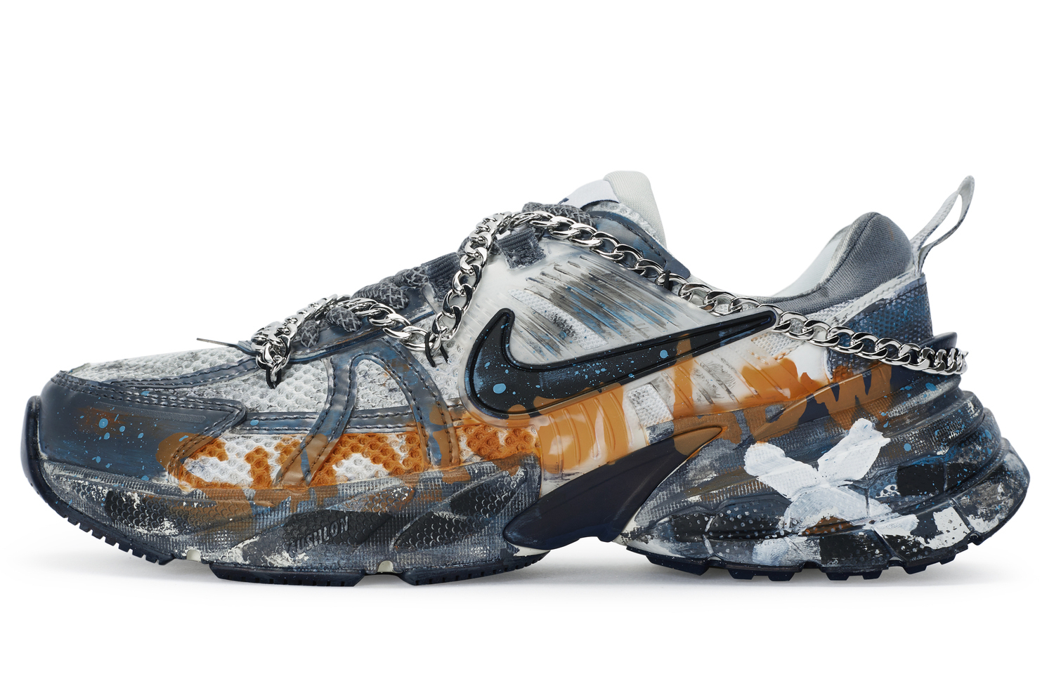 Nike V2K Run амортизирующие нескользящие низкие кроссовки унисекс черный синий экрю, цвет Black Blue Ecru
Nike V2K Run амортизирующие нескользящие низкие кроссовки унисекс черный синий экрю, цвет Black Blue Ecru