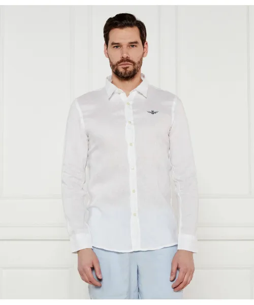 Льняная рубашка Regular fit Aeronautica Militare, белый
Льняная рубашка Regular fit Aeronautica Militare, белый