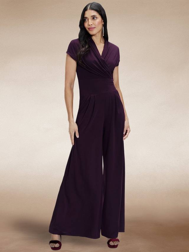 Комбинезон с широкими штанинами и коротким рукавом HotSquash, цвет Damson
Комбинезон с широкими штанинами и коротким рукавом HotSquash, цвет Damson