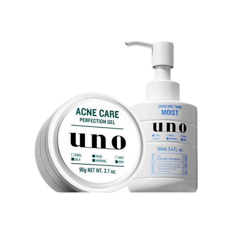 Набор для ухода за кожей из четырех средств: увлажающий тоник, питательный лосьон, крем для лица и очищающее средство для контроля жирности и увлажнения Uno
Набор для ухода за кожей из четырех средств: увлажающий тоник, питательный лосьон, крем для лица и очищающее средство для контроля жирности и увлажнения Uno