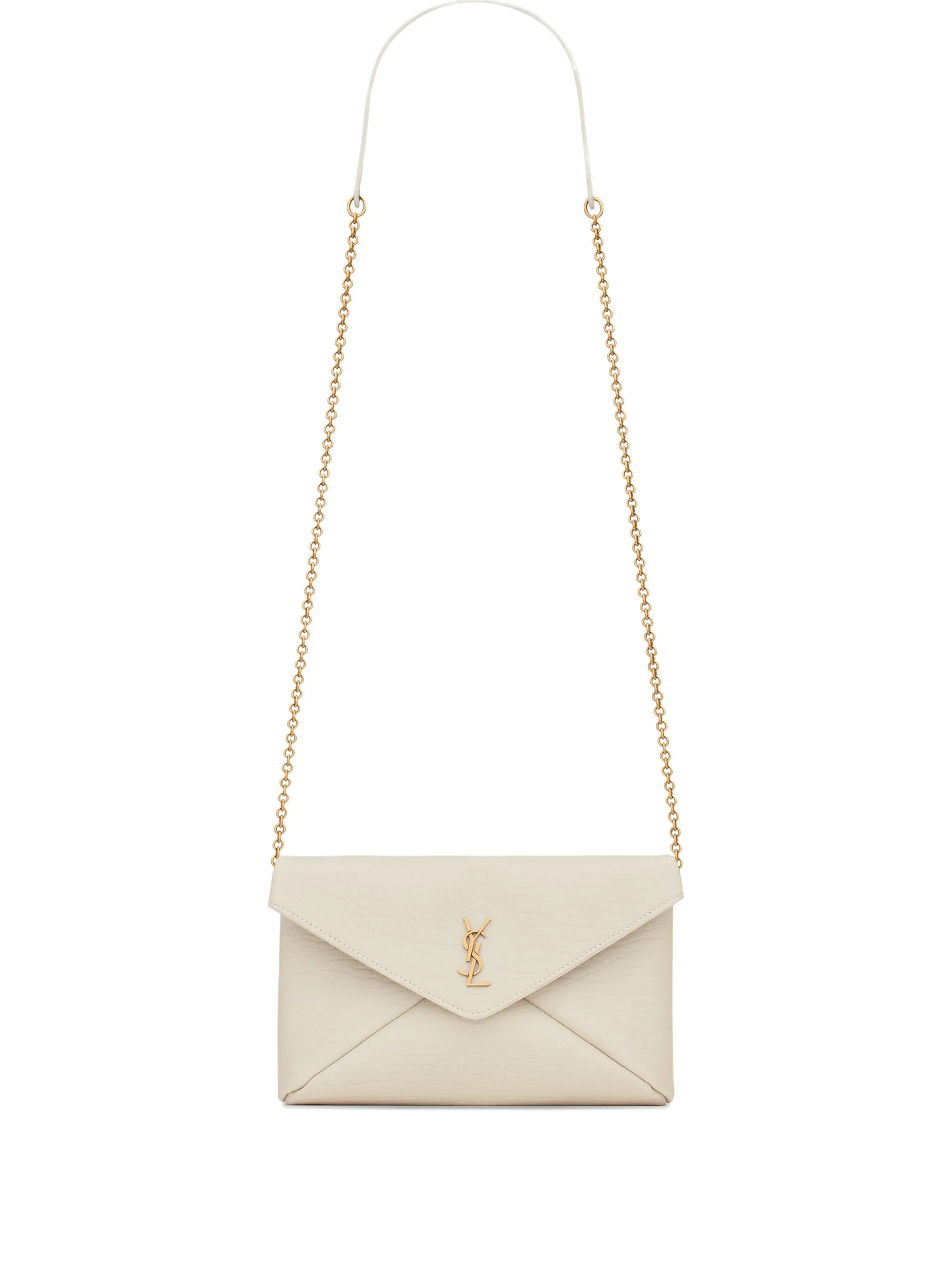 Сумка через плечо Cassandre с цепочкой Saint Laurent, белый
Сумка через плечо Cassandre с цепочкой Saint Laurent, белый