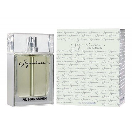 Al Haramain Signature Pour Homme Eau De Toilette with Lily Amber Wood
Al Haramain Signature Pour Homme Eau De Toilette with Lily Amber Wood