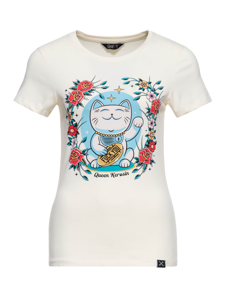 Футболка Queen Kerosin Lucky Cat в оттенке белый Queen Kerosin
Футболка Queen Kerosin Lucky Cat в оттенке белый Queen Kerosin