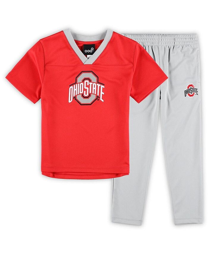 Комплект из джерси и брюк Red Zone Scarlet, Grey штата Огайо Buckeyes для мальчиков и девочек дошкольного возраста Outerstuff, красный
Комплект из джерси и брюк Red Zone Scarlet, Grey штата Огайо Buckeyes для мальчиков и девочек дошкольного возраста Outerstuff, красный