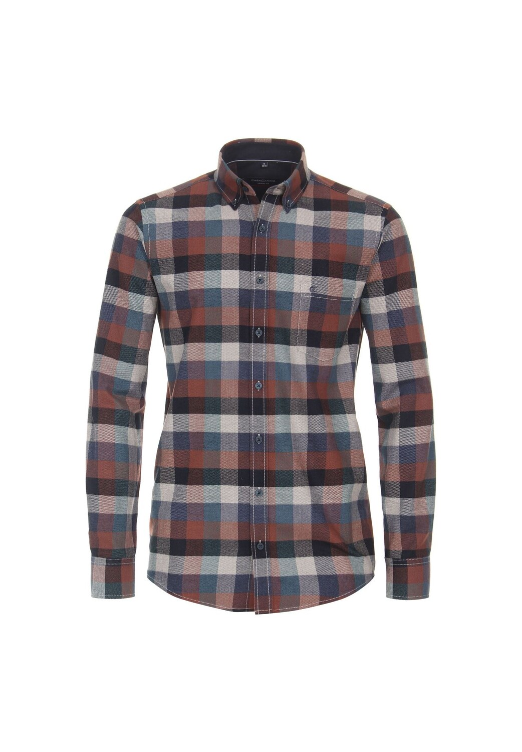 Мужская повседневная рубашка в клетку повседневного кроя CASAMODA, цвет Hellbraun
Мужская повседневная рубашка в клетку повседневного кроя CASAMODA, цвет Hellbraun