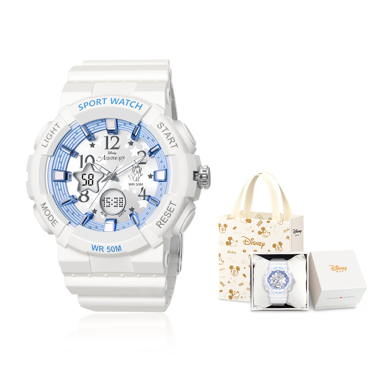 Disney Электронные кварцевые часы с ремешком TPU женские часы розовый циферблат
Disney Электронные кварцевые часы с ремешком TPU женские часы розовый циферблат