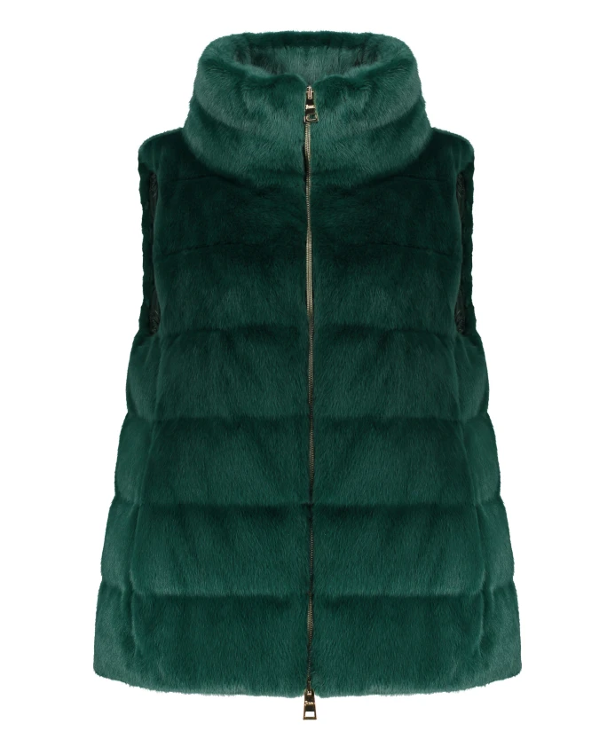 Жилет с подкладкой из искусственного меха Herno, зеленый
Жилет с подкладкой из искусственного меха Herno, зеленый