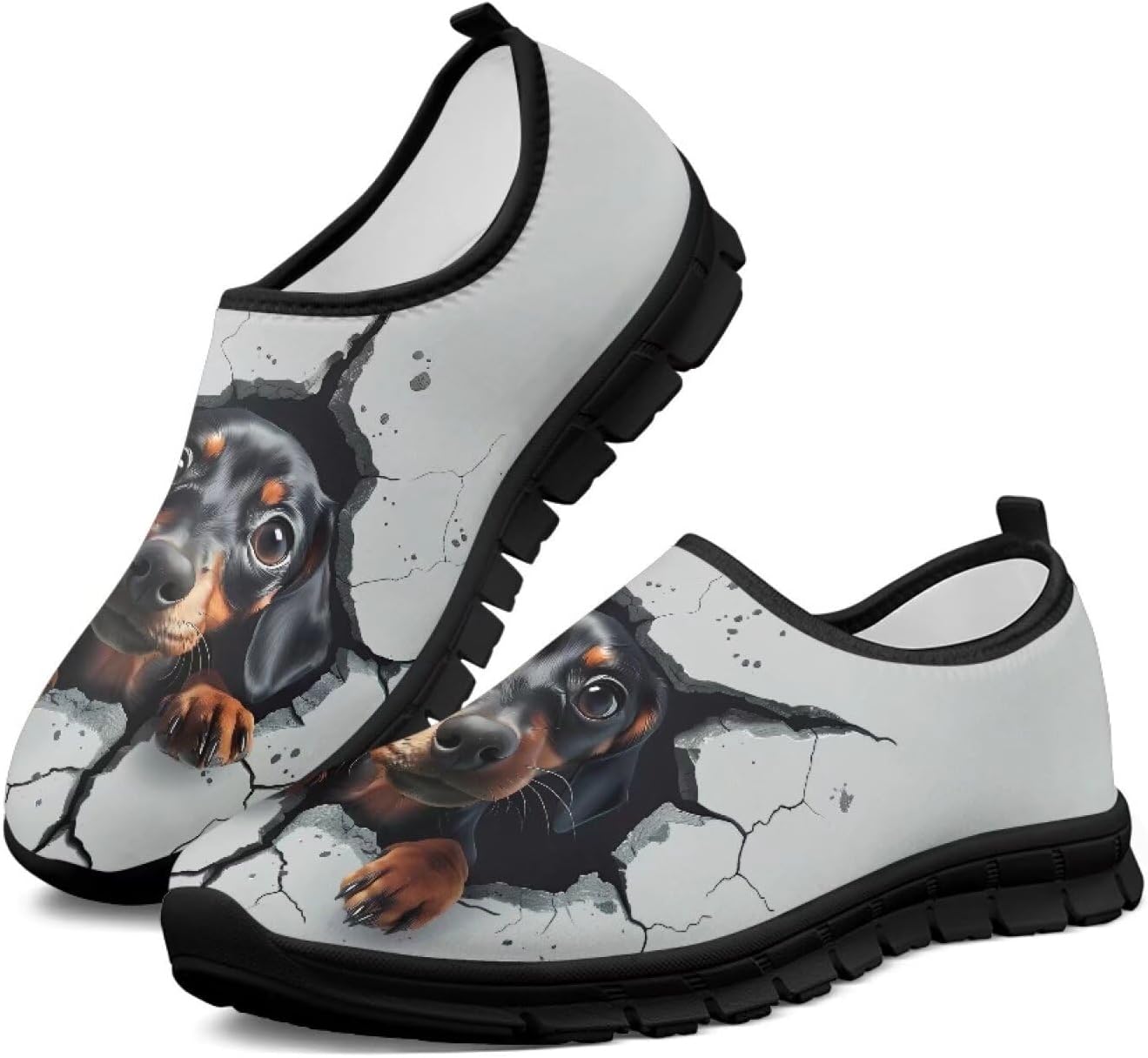 Мужские слипоны на плоской подошве, повседневные кроссовки с удобной стелькой, дышащие спортивные туфли-лоаферы для мужчин Tomeusey, Funny Dachshund
Мужские слипоны на плоской подошве, повседневные кроссовки с удобной стелькой, дышащие спортивные туфли-лоаферы для мужчин Tomeusey, Funny Dachshund