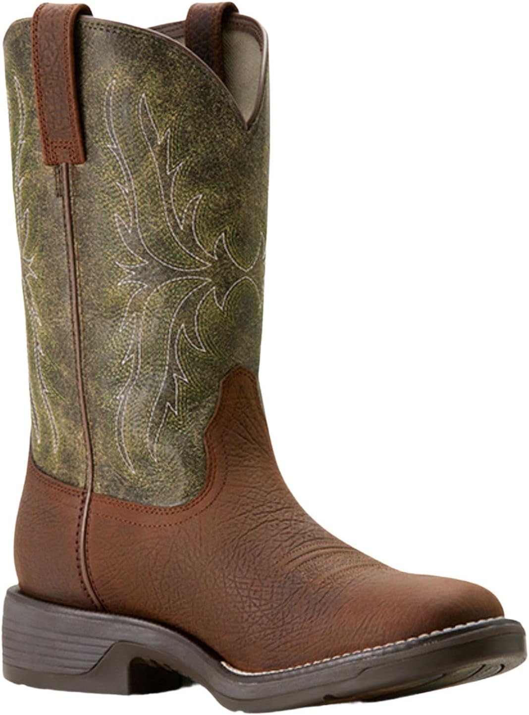 Мужские ковбойские сапоги ARIAT Ridgeback с круглым носком, зеленый/коричневый
Мужские ковбойские сапоги ARIAT Ridgeback с круглым носком, зеленый/коричневый