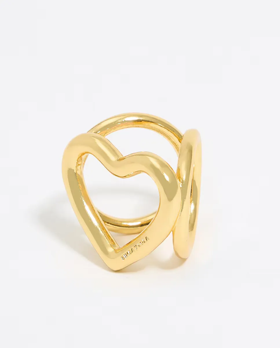 Женское золотое кольцо-шарф в форме сердца Bimba y Lola, золотой
Женское золотое кольцо-шарф в форме сердца Bimba y Lola, золотой