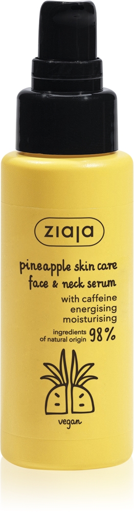 Ананасовая тонизирующая сыворотка для лица и шеи Ziaja, 50 мл
Ананасовая тонизирующая сыворотка для лица и шеи Ziaja, 50 мл