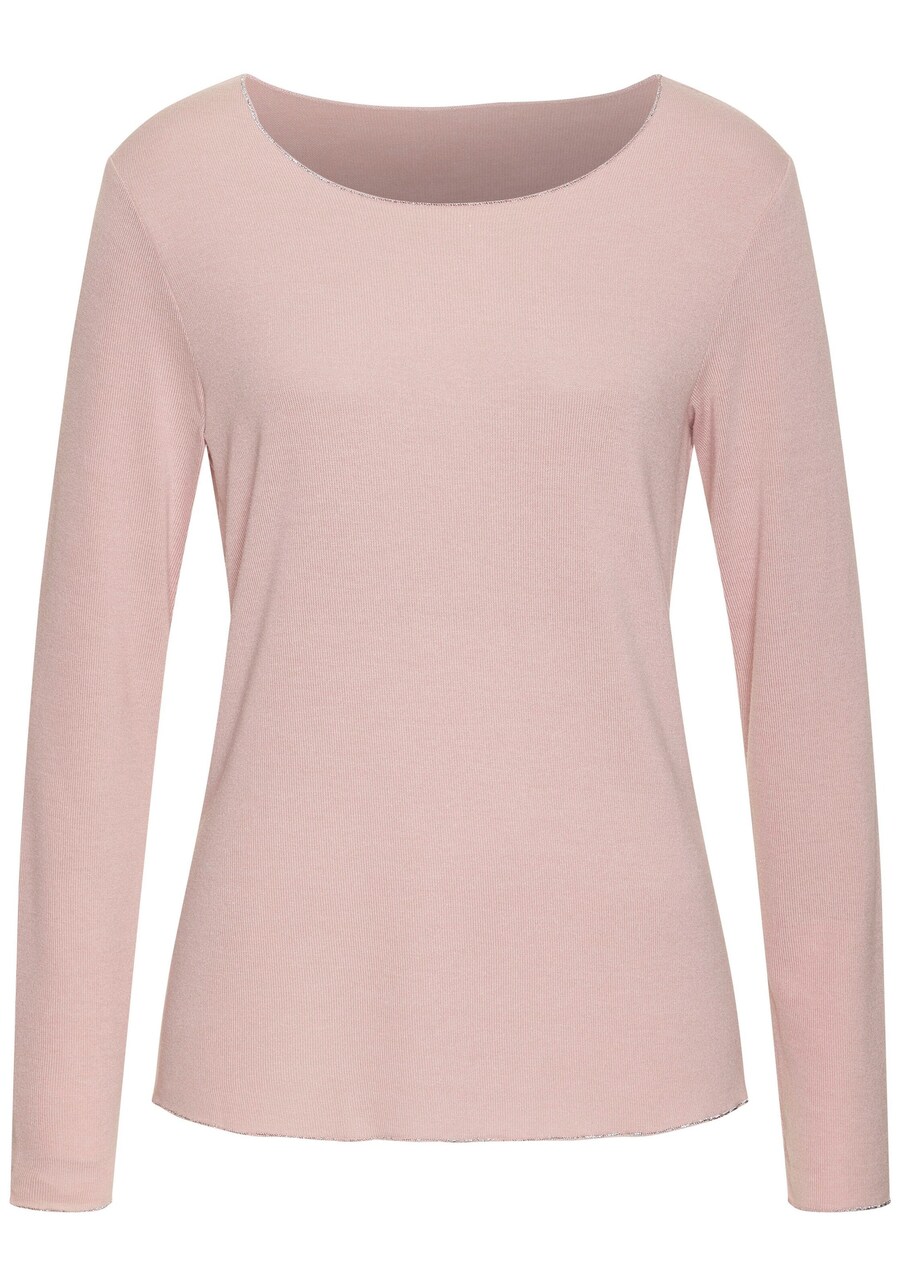 Рубашка LASCANA, розовый 
Рубашка LASCANA, розовый