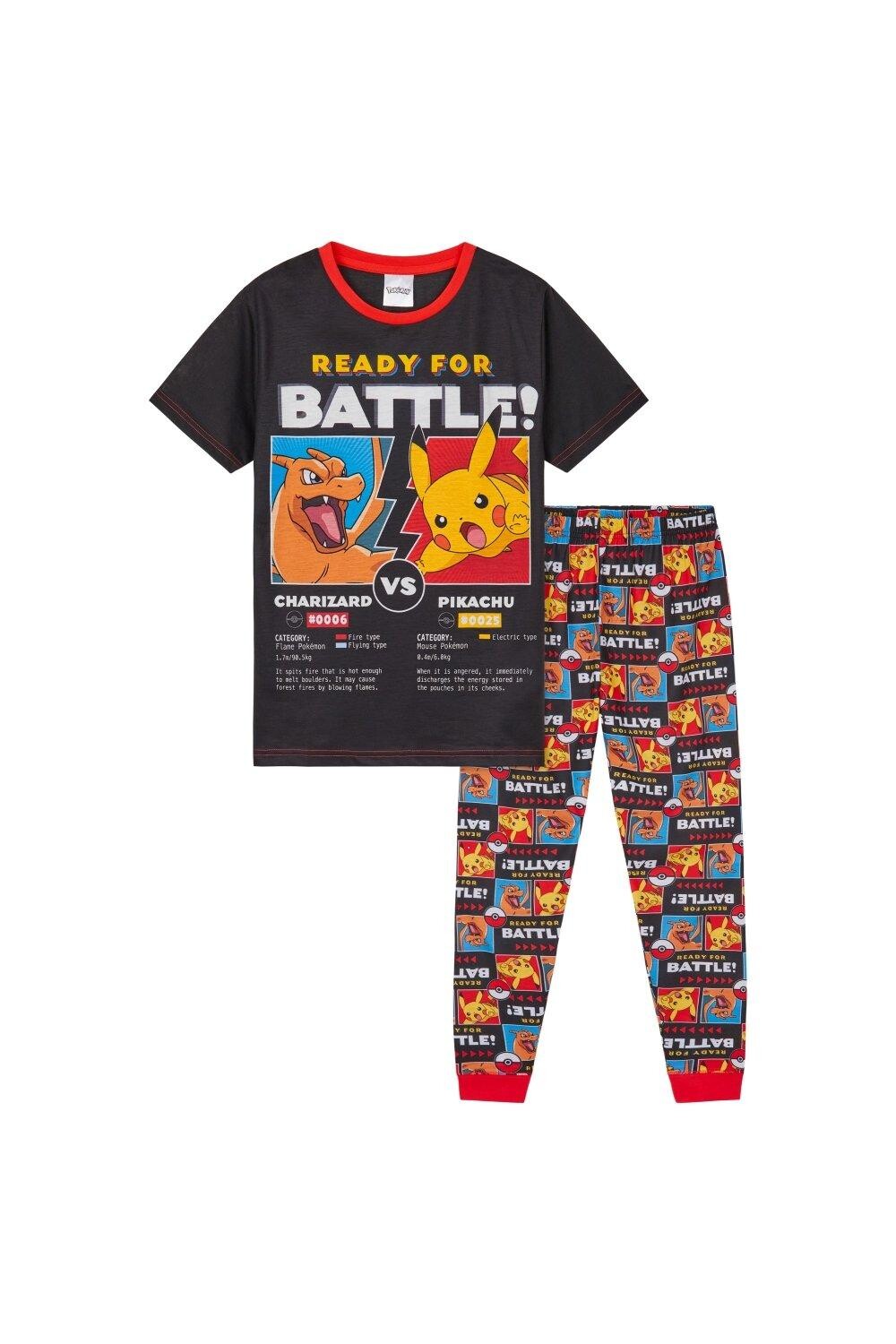 Пижамный комплект с короткими рукавами Pokemon, мультиколор
Пижамный комплект с короткими рукавами Pokemon, мультиколор