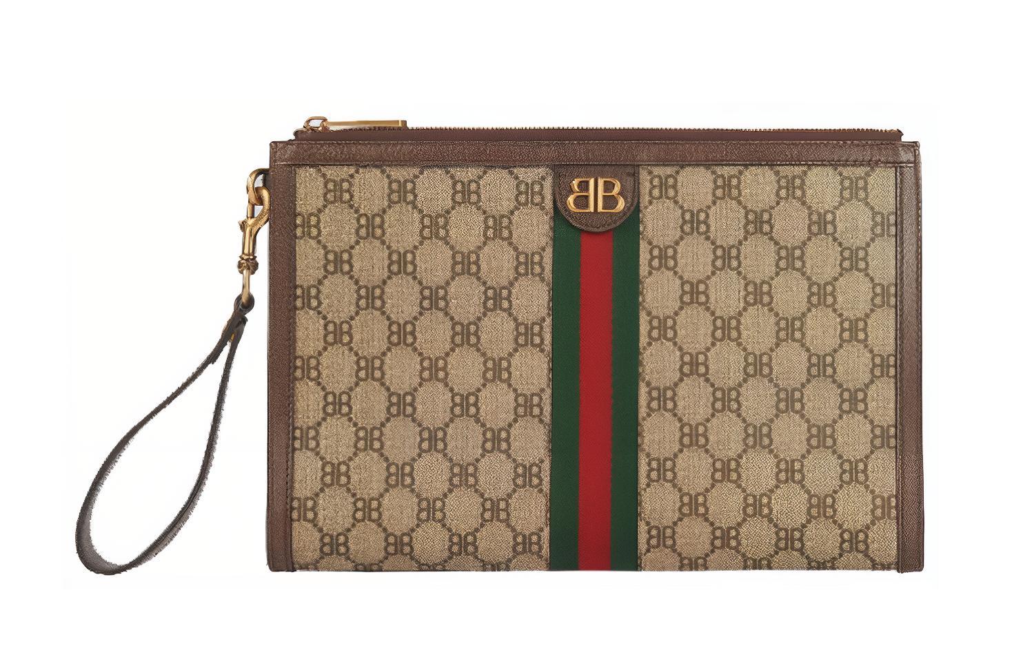 GUCCI Collaboration Кожаный браслет-клатч Женский Ebony Balenciaga
GUCCI Collaboration Кожаный браслет-клатч Женский Ebony Balenciaga