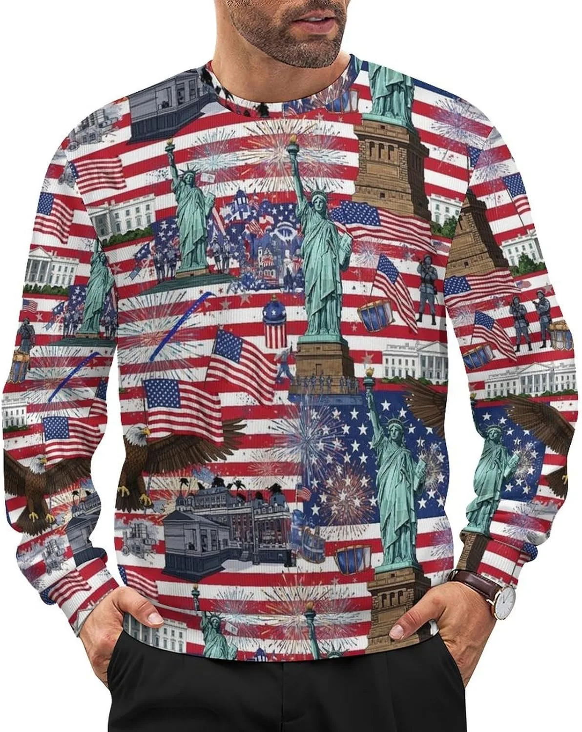 Мужской свитер свободного кроя с длинными рукавами Meaudiwes
Мужской свитер свободного кроя с длинными рукавами Meaudiwes