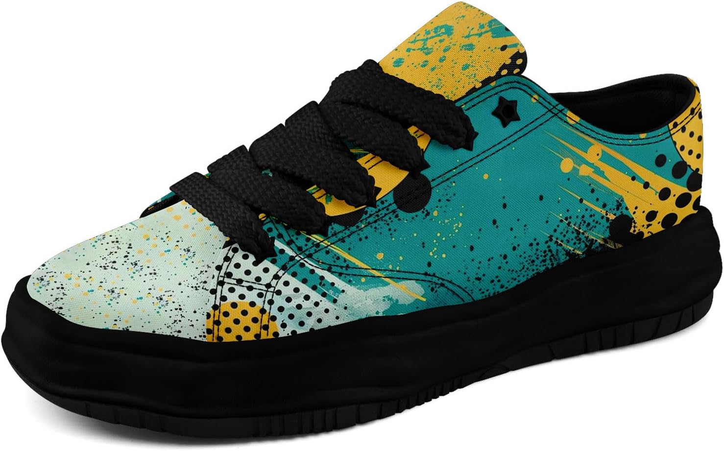 Мужские кроссовки coolcustomize из холщовой ткани с граффити, цветные повседневные низкие кеды на шнуровке для женщин с абстрактным уличным арт-дизайном, белый
Мужские кроссовки coolcustomize из холщовой ткани с граффити, цветные повседневные низкие кеды на шнуровке для женщин с абстрактным уличным арт-дизайном, белый